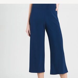 CLARA SUNWOO Navy Wide Leg Pants XL